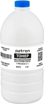 Тонер Patron Oki специальный OCS 1 кг Cyan (PN-OCS-C-1)
