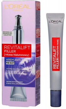 Крем для шкіри навколо очей L'Oreal Paris Revitalift Filler 40+ 15 мл (3600523201532)