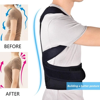 Коректор постави корсет для спини (ортопедичний коригуючий жилет) Back support belt XXL