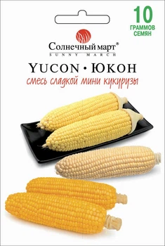 Насіння Кукурудза цукрова Юкон (суміш) Сонячний березень, 10 г