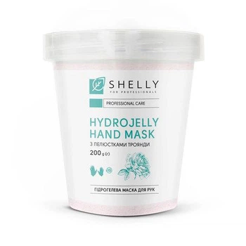 Гідрогелева маска для рук з пелюстками троянди Shelly