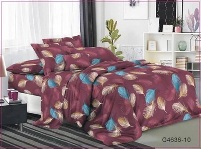 Евро комплект постельного белья Vital - Textile Бязь 3D Premium 200х220 см (BPe-252)