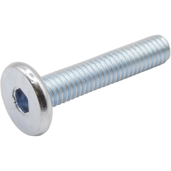 Винт М8х25, кл.проч. 4,8 с плоской головкой цинк М Steelfix 10 шт (008887)