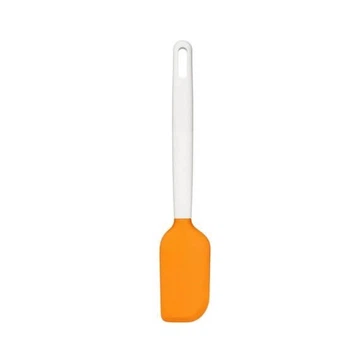Пластиковый скребок для теста, Fiskars Functional Form, 27,5 см, оранжево-белый