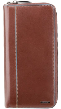 Коричневый кожаный клатч Visconti ALP89 IT BRN