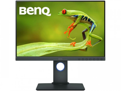 Монітор 24" BenQ TFT 24.1" SW240, IPS, 16:10, 99% Adobe RGB, DVI-DL, HDMI, DP, USB хаб, Pivot, сірий (9H.LH2LB.QBE)