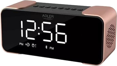 Настільний годинник-будильник Adler AD1190 Copper