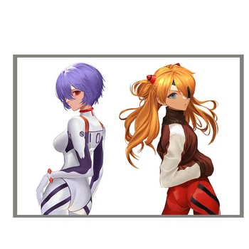 Постер плакат Рей Аска аніме Євангеліон Evangelion 42х29 см А3 (poster_0376)