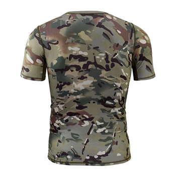 Тактическая футболка с коротким рукавом A159 Camouflage CP M
