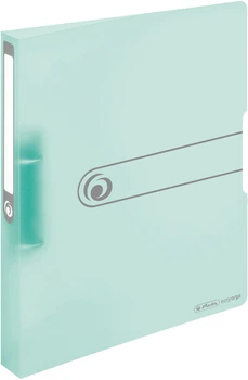 Папка-реєстратор Herlitz Pastel Mint пластикова на кільцях А4 25 мм (11409042)