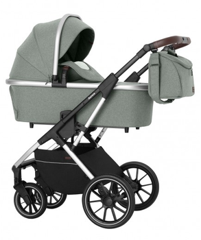 Коляска універсальна CARRELLO Aurora CRL-6505 (2in1) Tea Green + дощовик