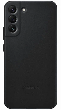 Чехол кожаный Leather Cover SM-S901 Б/У для Samsung Galaxy S22 (6.1") Черный