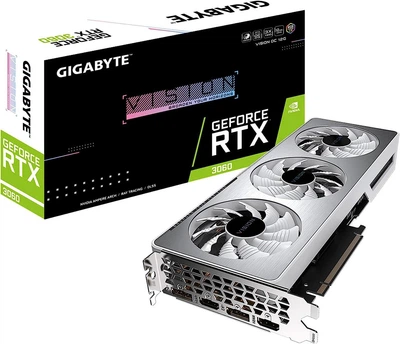 Видеокарта GIGABYTE GeForce RTX 3060 12288Mb VISION OC R2.0 (GV-N3060VISION OC-12GD rev. 2.0) (LHR)