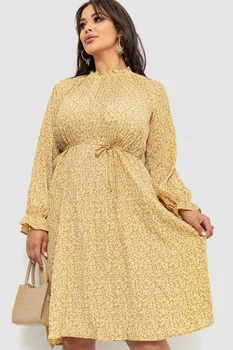 Платье AGER L; XL Горчичный 204R701-1
