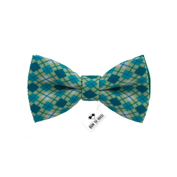 Метелик Bow Tie House у зелену клітинку (Гольф стиль) 08235