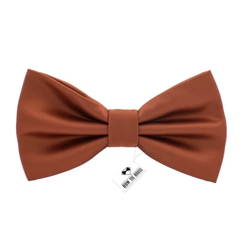 Бабочка Bow Tie House атласная коричневая Elite 09133