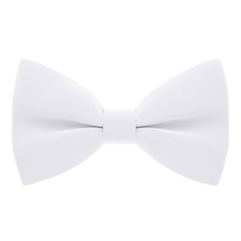 Бабочка Bow Tie House белая однотонная с габардина 09481