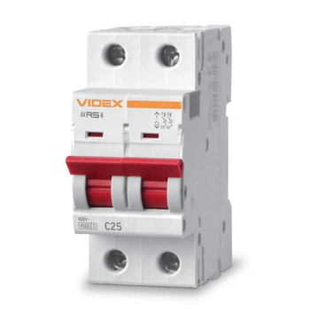 Автоматический выключатель VIDEX RESIST RS4 2п 25А С 4,5кА