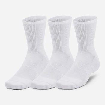 Набор носков Under Armour UA 3-Maker 3pk Mid-Crew 1373084-100 M 3 пары Белый (195253622878)