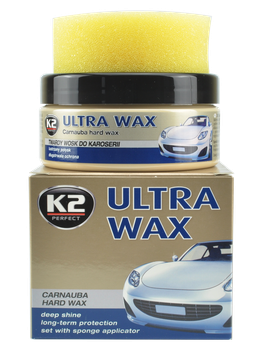 Поліроль кузова віск 250g "K2" K073 Ultra Wax (з губкою) (12шт/уп)