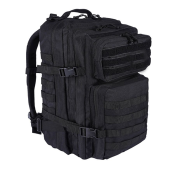 Рюкзак з підсумками тактичний Light Tactic Оксфорд 600D система Molle 50л 35x22x53см Black