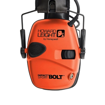 Навушники тактичні активні Howard Leight шумозаглушувальні Impact Sport BOLT R-02231 Orange
