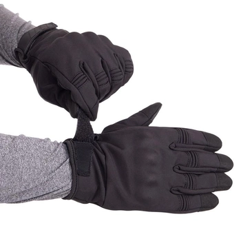 Тактичні рукавички із закритими пальцями Zelart Military Rangers 9878 розмір S Black