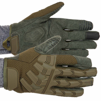 Перчатки тактические с закрытыми пальцами Zelart Military Rangers 9875 размер L Olive