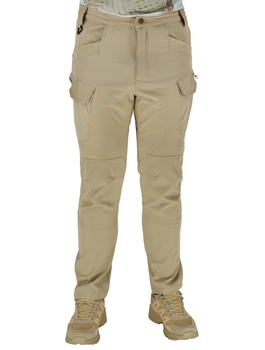 Тактичні штани легкі Soft Shell (без флісу) карго Eagle SP-02 Койот (Пісочні) XL
