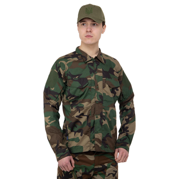 Китель тактичний Military Rangers ZK-JK6006 Колір: Камуфляж Woodland Розмір: 3XL (52-54)