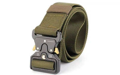 Ремінь (пояс) тактичний SP-Tactical Belt (нейлон, метал. пряжка, р-р-125*3,8см, Хакі) (TY-6841_Хакі)