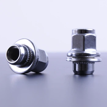 Гайка 12х1,25х37,5 хром с шайбой ключ 21 (1 шт пакет) Nissan F 448 (ПОШТУЧНО)