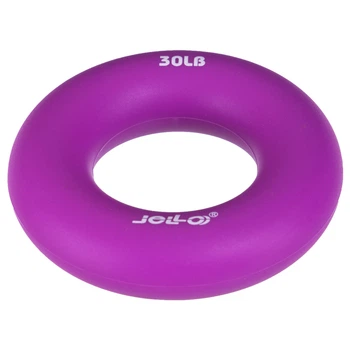 Еспандер кистьовий кільце 1штука ø7см JELLO JLA473-30LB, помаранчевий, фіолетовий)