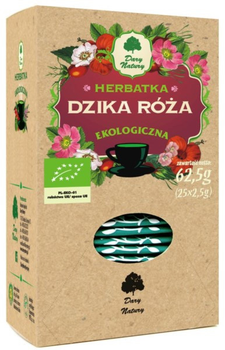 Herbata Dary Natury Dzika Róża Eko 25x2.5g (5902581618085)