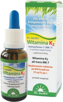 Suplement diety Dr Jacob'S Witamina K2 Na Krzepliwość Krwi 20 ml (4041246500875)