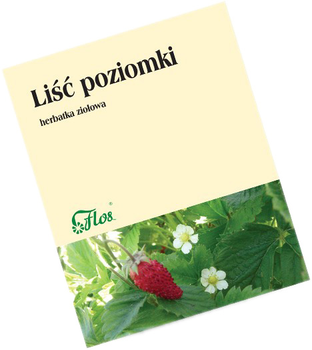 Листя полуниці Flos 50 г джерело вітаміну С (5906365702816)