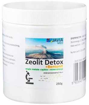 Uniwersalny środek czyszczący Javia Med Zeolit Bentonit Detox 250 g (5903943954254)