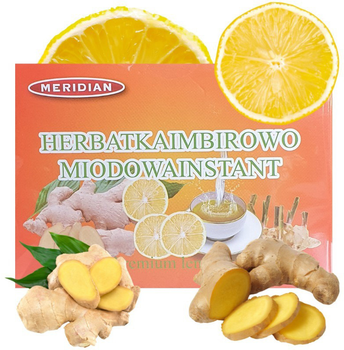 Suplement diety Meridian Herbata Imbirowo Miodowa Z Cytryną 10 szt. (6928157008196)