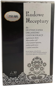 Чай Mirlek Ludowe Receptury Очищення та детоксикація 30 шт (5906660437031)