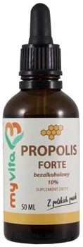 Suplement diety Myvita Propolis Bezalkoholowe Krople 10% 50 ml (5903021590800)