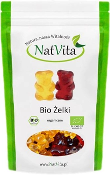 Желейні ведмедики Natvita Bio без желатину 170 г (5902096509458)