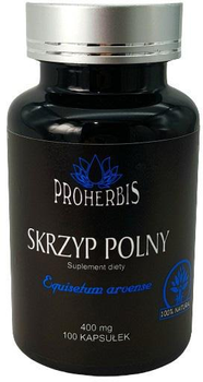 Herbatka Proherbis Skrzyp polny 400 mg 100 kapsułek (5902687152681)