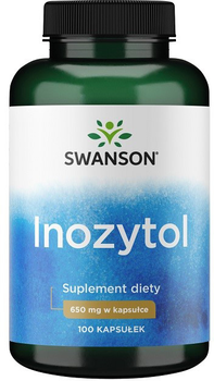 Suplement diety Swanson Inozytol 650 mg 100 kapsułek (87614018744)