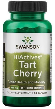 Дієтична добавка Swanson Hiactives Tart Cherry 465 мг 60 капсул (87614141121)