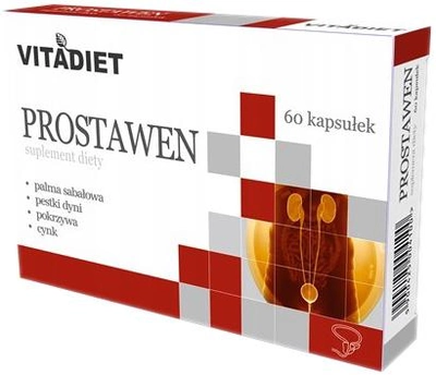 Suplement diety Vitadiet Prostawen 60 kapsułek Wspomaga Pracę Prostaty (5900425004100)