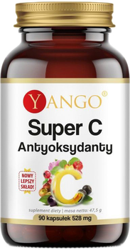 Suplement diety Yango Super C Antyoksydanty 90 kapsułek (5903796650594)