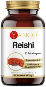 Дієтична добавка Yango Reishi 90 капсул для покращення травлення (5903796650785)