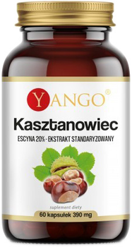 Suplement diety Yango Kasztanowiec 60 kapsułek krążenie (5907483417743)