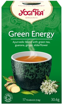 Herbata Yogi Tea Green Energy Bio 17x1.8 g Zielona (4012824401969)