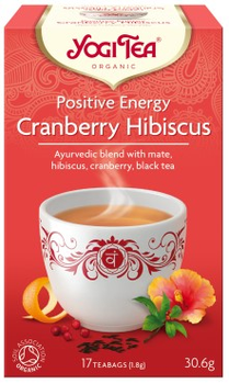Herbata Yogi Tea Cranberry Hibiscus Bio 17x1.8 g (4012824402218)